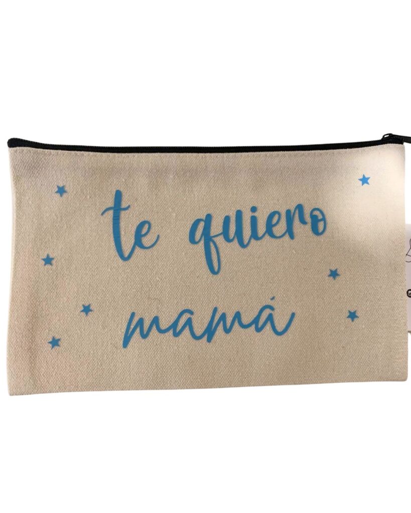 neceser con decicatoria estampado personalizado